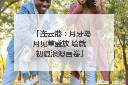 连云港：月牙岛月见草盛放 绘就初夏浪漫画卷