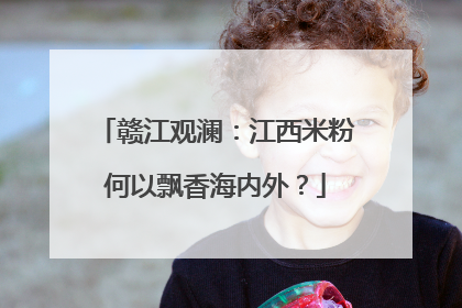 赣江观澜：江西米粉何以飘香海内外？