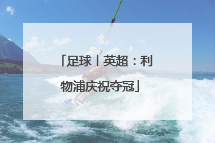 足球丨英超：利物浦庆祝夺冠