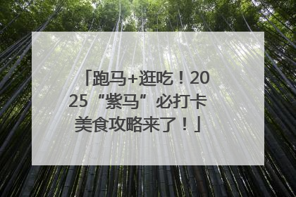 跑马+逛吃！2025“紫马”必打卡美食攻略来了！