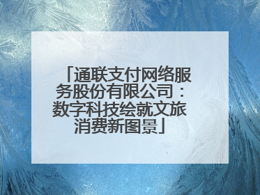 通联支付网络服务股份有限公司：数字科技绘就文旅消费新图景