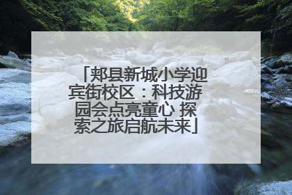 郏县新城小学迎宾街校区：科技游园会点亮童心 探索之旅启航未来