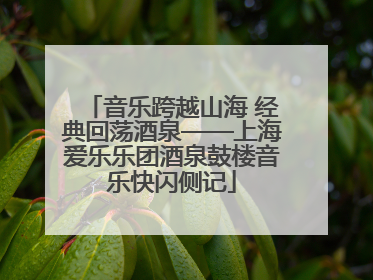 音乐跨越山海 经典回荡酒泉——上海爱乐乐团酒泉鼓楼音乐快闪侧记