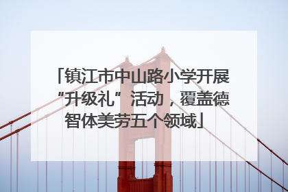 镇江市中山路小学开展“升级礼”活动，覆盖德智体美劳五个领域