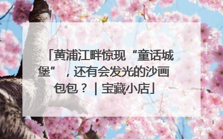 黄浦江畔惊现“童话城堡”，还有会发光的沙画包包？｜宝藏小店