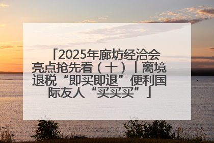 2025年廊坊经洽会亮点抢先看（十）丨离境退税“即买即退”便利国际友人“买买买”