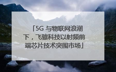 5G 与物联网浪潮下，飞骧科技以射频前端芯片技术突围市场